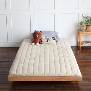 OAK LOW BED A(레드오크 초저상형 침대)